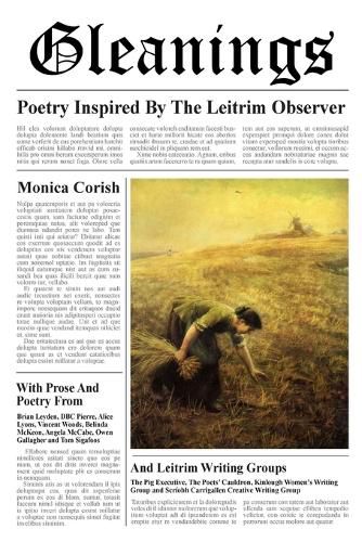 Cover image for Gleanings - Poetry Inspired by the Leitrim Observer