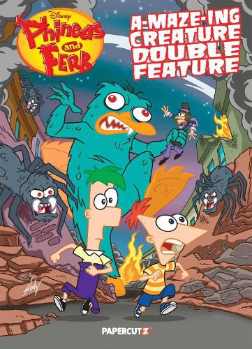 Cover image for Phineas and Ferb's A-MAZE-ing Creature Double Feature