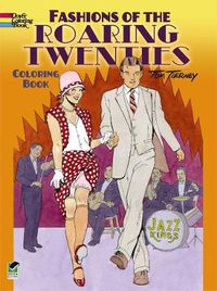 Cover image for Fashions of the Roaring Twenties Coloring Book