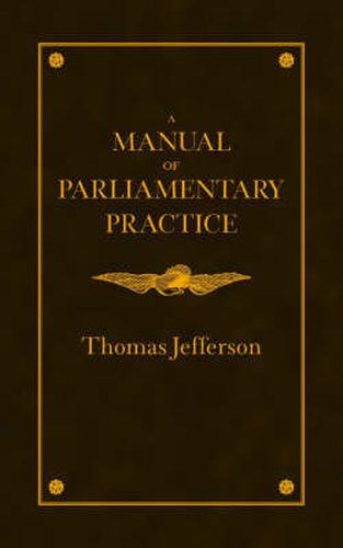 Cover image for Manual of Parliamentary Practice