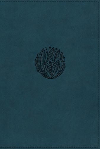 Cover image for NIV, Thinline Reference Bible, Large Print, Leathersoft, Teal, Red Letter, Comfort Print