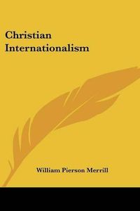 Cover image for Christian Internationalism