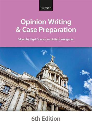 Cover image for Opinion Writing and Case Preparation