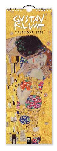 Cover image for Gustav Klimt Slim Calendar 2026 (Art Calendar)