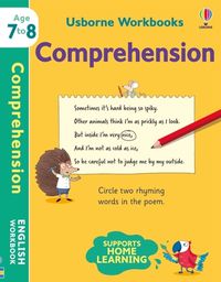 Cover image for Usborne Workbooks Comprehension 7-8