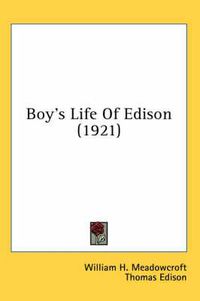 Cover image for Boy's Life of Edison (1921)