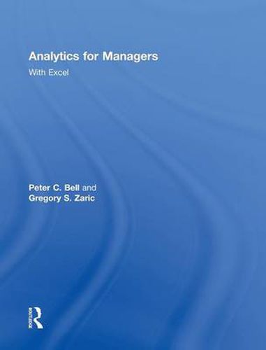 Cover image for Analytics for Managers: With Excel