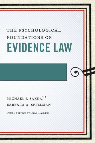 Cover image for The Psychological Foundations of Evidence Law