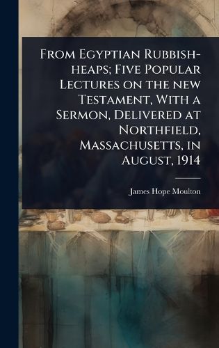 Cover image for From Egyptian Rubbish-heaps; Five Popular Lectures on the new Testament, With a Sermon, Delivered at Northfield, Massachusetts, in August, 1914