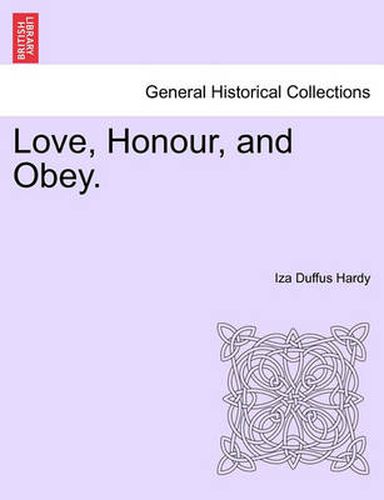 Cover image for Love, Honour, and Obey.