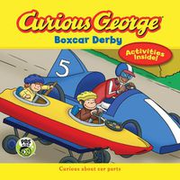 Cover image for Curious George Boxcar Derby