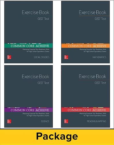 Cover image for Common Core Achieve, GED Exercise Book 5 Copy Set