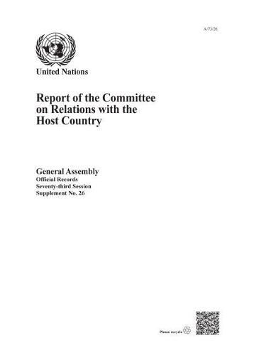 Report of the Committee on Relations with the Host Country