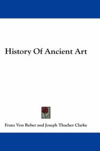 Cover image for History of Ancient Art