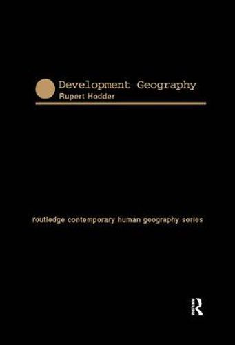 Cover image for Development Geography