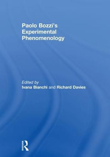 Cover image for Paolo Bozzi's Experimental Phenomenology