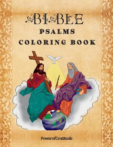 Cover image for Bible Psalms Coloring Book: Inspirational Coloring Book with Scripture for Adults & Teens