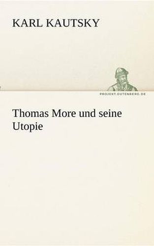 Cover image for Thomas More Und Seine Utopie