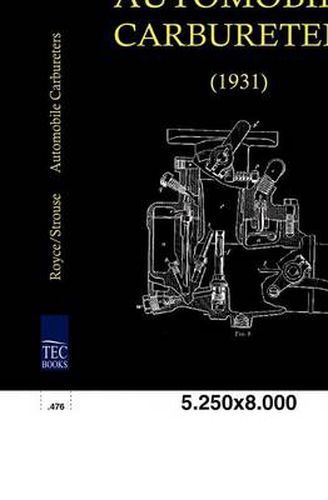 Cover image for Automobile Carbureters