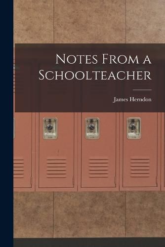 Cover image for Notes From a Schoolteacher