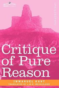 Cover image for Critique of Pure Reason