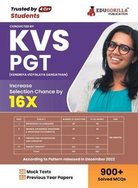 Cover image for Kvs Pgt Book 2023