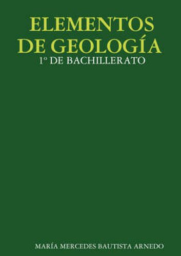 Cover image for Elementos de Geologa 1 de Bachillerato