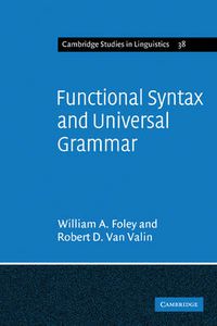 Cover image for Functional Syntax and Universal Grammar