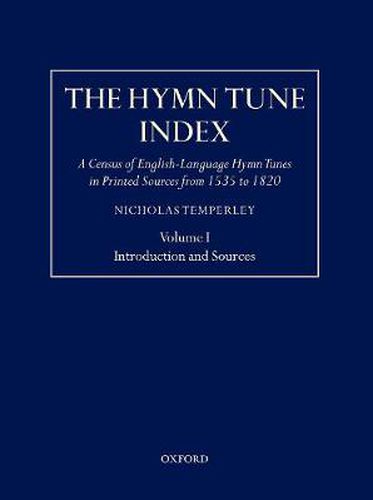 Cover image for Hymn Tune Index Volume 1