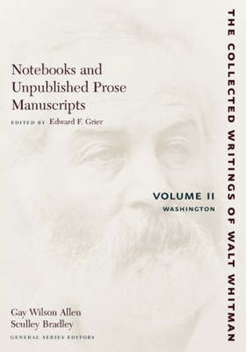 Cover image for The Notebooks and Unpublished Prose Manuscripts: Volume II: Washington