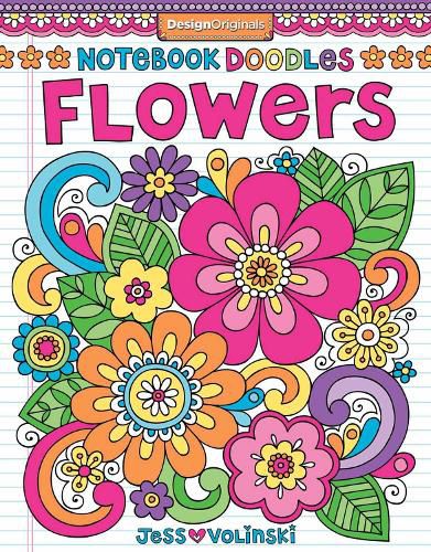 Notebook Doodles Flowers: Coloring & Activity Book