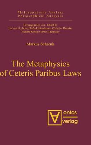 Cover image for The Metaphysics of Ceteris Paribus Laws