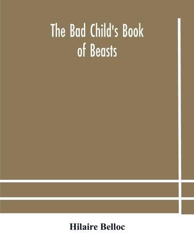 Cover image for The bad child's book of beasts