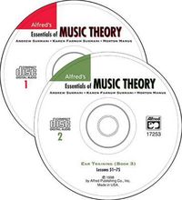 Cover image for Ear Training CDs 1 & 2 Combined: Alfred'S Essentials of Music Theory