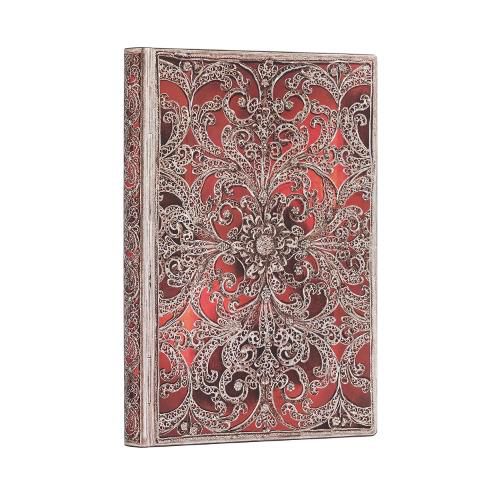 Cover image for Garnet (Silver Filigree Collection) Midi Unlined Softcover Flexi Journal