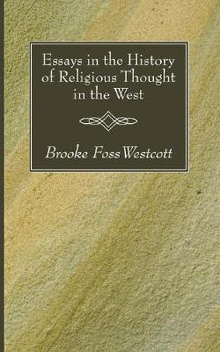 Cover image for Essays in the History of Religious Thought in the West