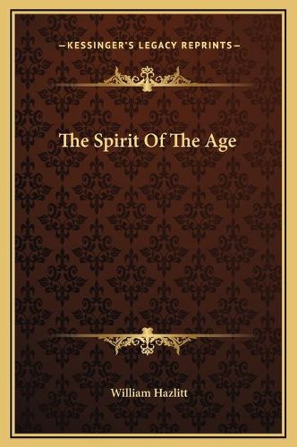 Cover image for The Spirit of the Age