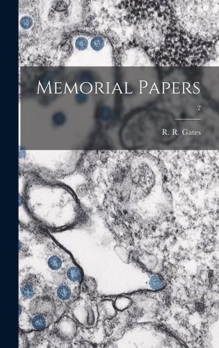 Cover image for Memorial Papers; 2