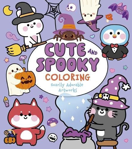 Cover image for Cute and Spooky Coloring