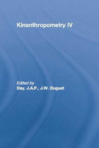 Cover image for Kinanthropometry IV