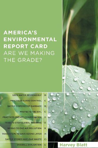 Cover image for America's Environmental Report Card: Are We Making the Grade?