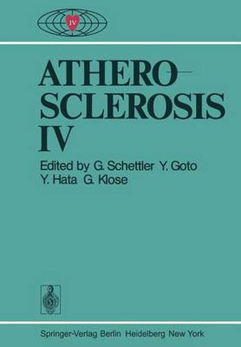 Cover image for Atherosclerosis IV: Proceedings of the Fourth International Symposium