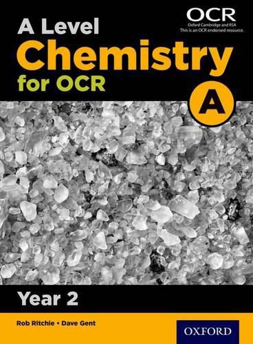 Cover image for A Level Chemistry for OCR A: Year 2