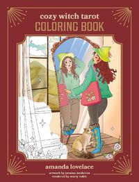 Cover image for Cozy Witch Tarot Coloring Book