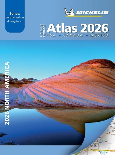 Cover image for Large Format Atlas 2026 USA - Canada - Mexico (A3-Paperback)