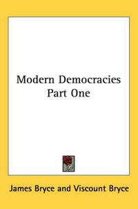 Cover image for Modern Democracies Part One