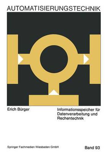 Cover image for Informationsspeicher Fur Datenverarbeitung Und Rechentechnik