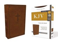 Cover image for KJV, Thinline Bible, Leathersoft, Brown, Red Letter, Comfort Print: Holy Bible, King James Version