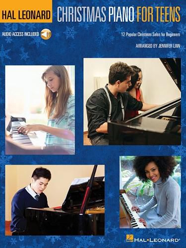 Cover image for Hal Leonard Christmas Piano for Teens: 12 Popular Christmas Solos for Beginners