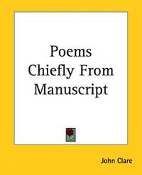 Cover image for Poems Chiefly From Manuscript